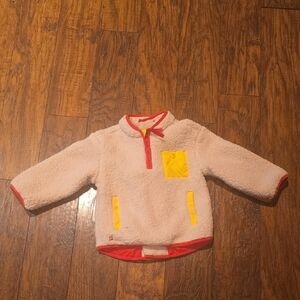 Lego Cream and Red Kids Fleece Hoodie